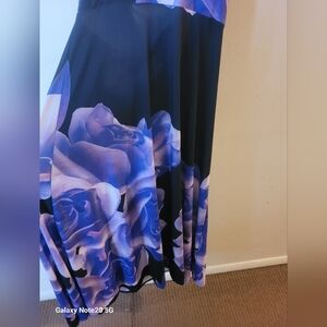 VENUS Purple and Black Dress